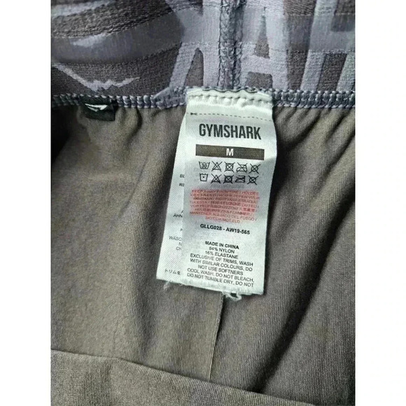 Gymshark Leggings Womens Medium Gray Flex Low Rise - Picture 7 of 9